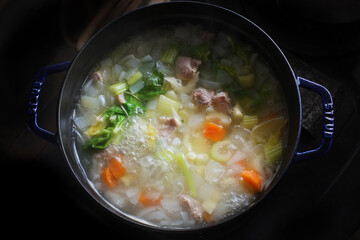 スープ作り 
