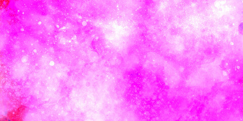 Abstract background with lines and Bright romantic aquarelle painted subtle pink watercolor canvas for design, invitation card, vintage template. Ink effect light magenta color shades gradient.