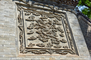 Local close-up of ancient Chinese Temples