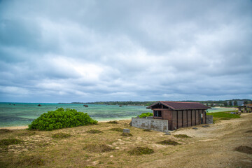 宮古島　 佐和田の浜の風景