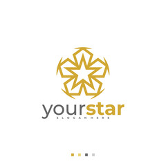 Star Ball logo vector template, Creative Star logo design concepts