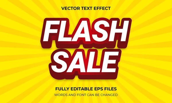 Flah Sle Text Effect