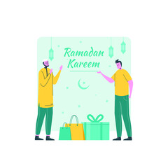 Ramadan kareem concept illustration