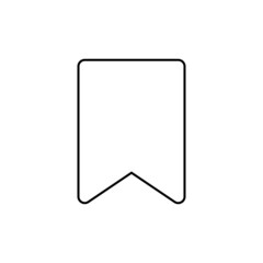 Bookmark icon in line style