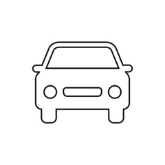 Car icon in line style