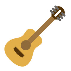 guitar flat icon