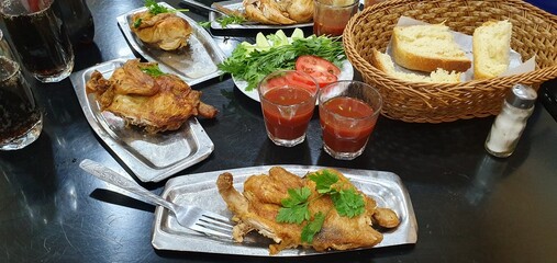 grilled salmon chicken