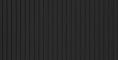 Black profile sheet metal