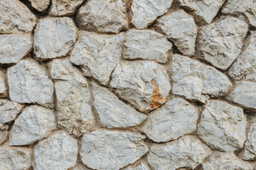 White stonewall texture close up