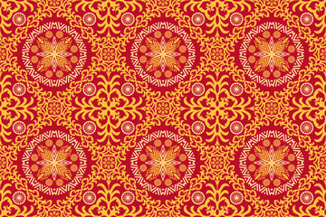 Geometric ethnic oriental traditional pattern.Figure tribal embroidery style.Design for wallpaper,clothing,wrapping,fabric,vector illustration