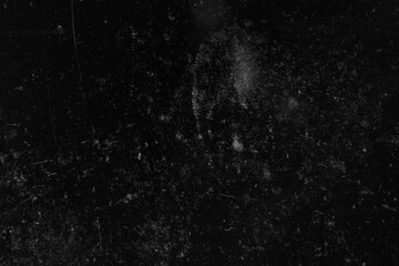 noise black background overlay / abstract film noise, black texture, white scratches - obrazy, fototapety, plakaty