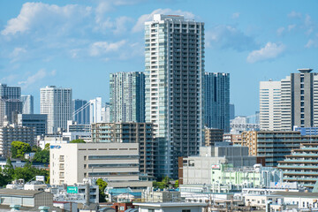 Fototapeta na wymiar 東京の風景；品川から見る都心の風景０２
