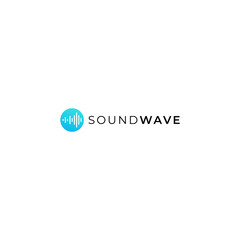 SOUND WAVE IN CIRCLE LOGO DESIGN