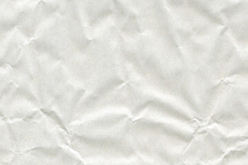 シワのある白い紙のテクスチャ