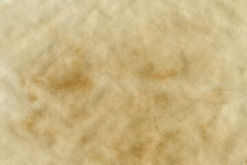 汚れた薄茶色の紙