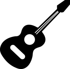 acoustic guitar vector icon. classic, instrument, musical, rock, sound, acoustic, string, play, electric, concert, song, musician, guitarist symbol for web and mobile app.eps