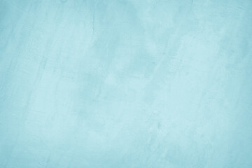 Blue concrete stone texture for background in summer wallpaper. Concrete abstract wall of light cyan color, cement texture mint green for design.