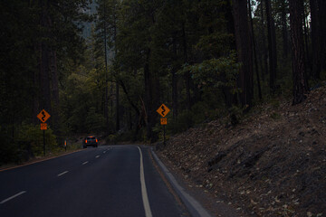 Obraz premium Autumnal natural landscape from Yosemite National Park, California, United States
