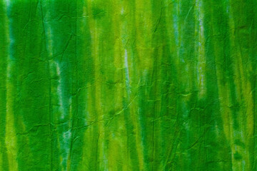 緑色の柳絞り和紙