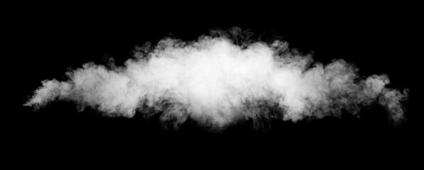 Abstract smoke texture over black. Fog in the darkness.