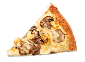 Pizza with champignons and cheese