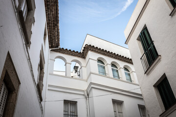 Fototapeta na wymiar Beautiful old building in Sitges, Spain