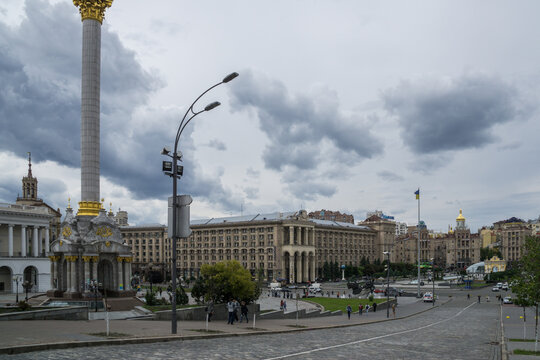 Independence Square (Maidan) in Kiev, Ukraine