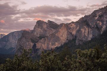 Autumnal natural landscape from Yosemite National Park, California, United States