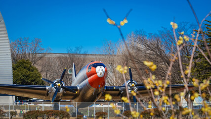 「空のデゴイチ」とも呼ばれたC-46A輸送機　所沢航空記念公園（所沢航空発祥記念館）