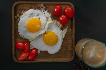 scrambled eggs for breakfast