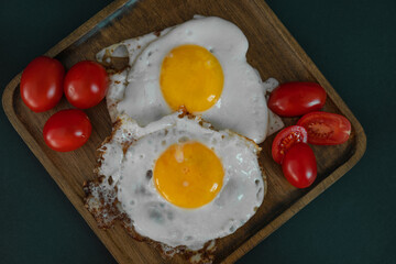 scrambled eggs for breakfast