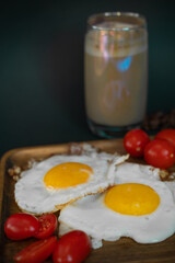 scrambled eggs for breakfast