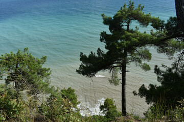 beautiful sea view from the mountain