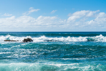 Three Tables beach in Oahu island,Hawaii,usa.

