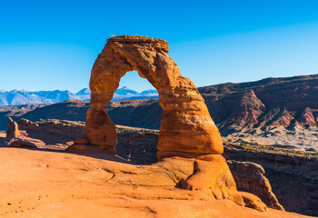 Delicate Arch in Arches National Park,Utah,usa.