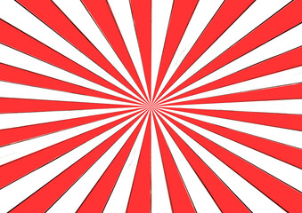 Fototapeta premium rayonnement rouge