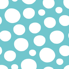 Light blue dots seamless pattern print background
