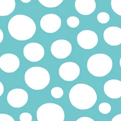  Light blue dots seamless pattern print background © Adriana