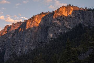 Naklejka premium Autumnal natural landscape from Yosemite National Park, California, United States