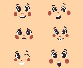 Smiley seamless pattern