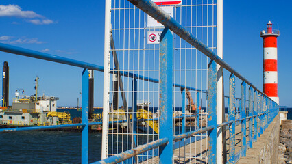 Plage de Port-La-Nouvelle, sous un temps particulièrement ensoleillé, en période estivale