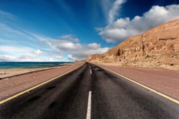 The road by the sea neom