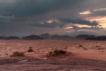 Fototapeta na wymiar Sunset Neom Tabuk Saudi Arabia