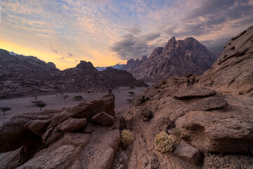 Great mountain sunrise