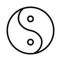 chinese symbol Vector icon which can easily modify or edit

