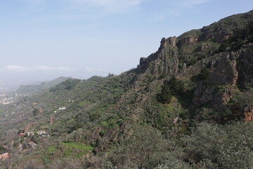 Fototapeta na wymiar Felsenlandschaft auf Gran Canaria