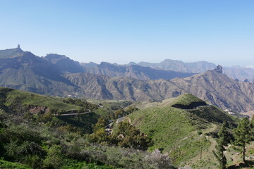 Berglandschaft bei Tejeda auf Gran Canaria