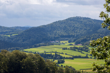 Fototapeta na wymiar Landschaft im Bayerischenwald