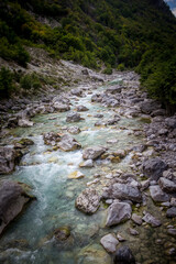 mountain's river in Albania