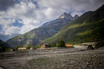 mountain's river in Albania